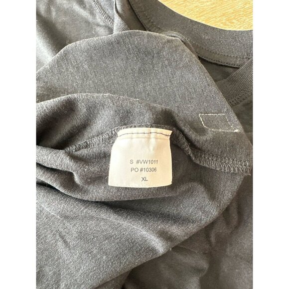 Vuori Energy Tee in Black Heather Size XL Cropped Boxy Soft Jersey - Picture 6 of 7
